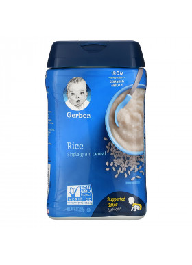Gerber, Rice Cereal, Single Grain, 8 oz (227 g)