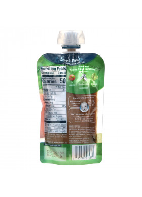 Gerber, Smart Flow, Organic, Apple, Blueberry, Spinach, 3.5 oz (99 g)