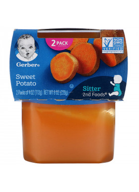 Gerber, Sweet Potato, 2 Pack, 4 oz (113 g) Each