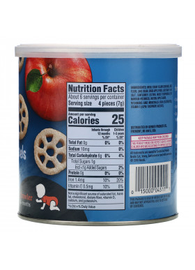 Gerber, Teether Wheels,  8+Months, Apple Harvest, 1.48 oz (42 g)