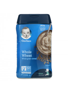 Gerber, Whole Wheat, Whole Grain Cereal, 8 oz (227 g)