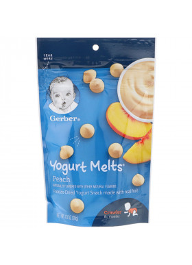 Gerber, Yogurt Melts, 8+ Months, Peach, 1 oz (28 g)