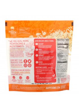 Happy Family Organics,  Clearly Crafted, Oats & Quinoa Baby Cereal, 7 oz (198 g)