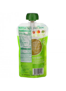 Happy Family Organics, Happy Tot, Stage 4, Super Foods, Organic Apples, Mangos & Kale + Super Chia, 4.22 oz (120 g)