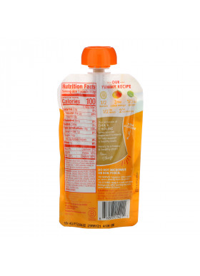 Happy Family Organics, Happy Tot, Super Smart, Fruit & Veggie Blend, Stage 4, Organic Bananas, Mangos & Spinach + Coconut Milk, 4 oz (113 g)