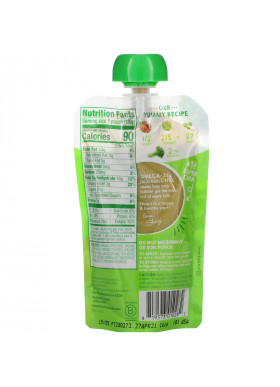 Happy Family Organics, Happytot, Superfoods, Stage 4. Organic Apples, Spinach, Peas & Broccoli + Super Chia, 4.22 oz (120 g)
