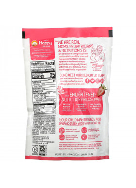Happy Family Organics, Organic Greek Yogis, Strawberry Banana, 1 oz (28 g)