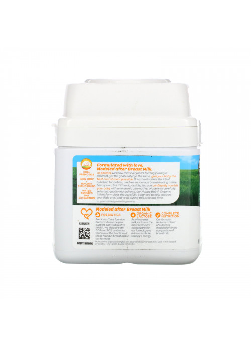 Happy Family Organics, Organics Happy Baby, Infant Formula With Iron, Stage 1, Birth to 12 Months, 21 oz (595 g)
