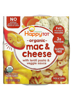 Happy Family Organics, Organics Happy Tot, 12+ Months, Mac & Cheese, 4.5 oz (128 g)