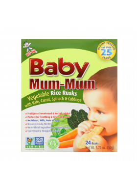 Hot Kid, Baby Mum-Mum, Vegetable Rice Rusks, 24 Rusks