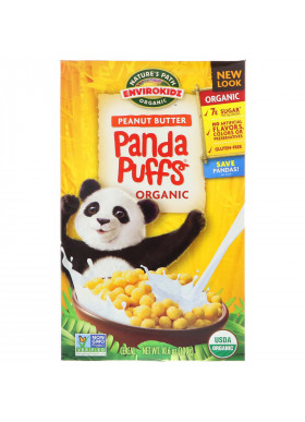 Nature's Path, EnviroKidz, Organic Peanut Butter Panda Puffs, 10.6 oz (300 g)