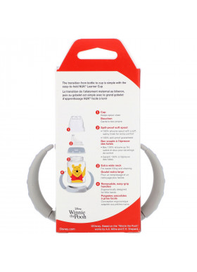 NUK, Disney Baby, Learner Cup, Winnie The Pooh, 6+ Months, 1 Cup, 5 oz (150 ml)