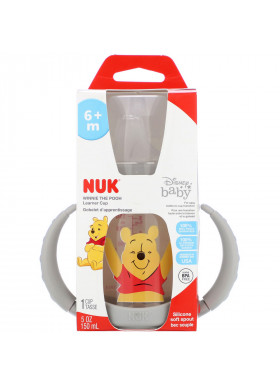 NUK, Disney Baby, Learner Cup, Winnie The Pooh, 6+ Months, 1 Cup, 5 oz (150 ml)