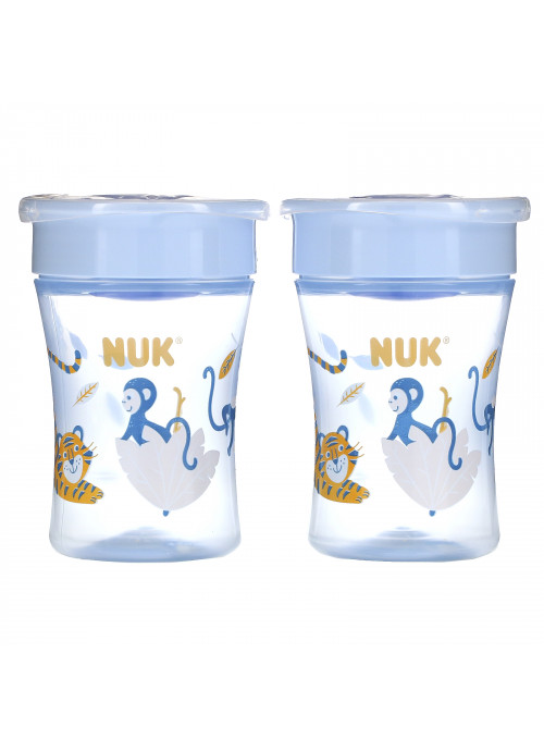 NUK, Evolution 360 Cup, 8 + Months, 2 Cups, 8 oz (240 ml)