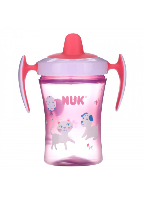 NUK, Evolution Soft Sprout Cup, 6 + Month Up, Pink, 1 Cup, 8 oz (240 ml)