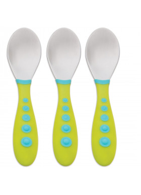 NUK, First Essentials, Kiddy Cutlery Toddler Spoons, 18+ Months, 3 Pack