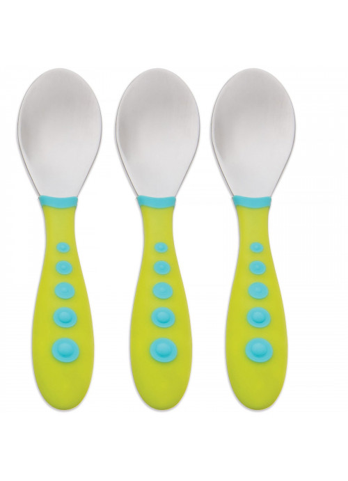 NUK, First Essentials, Kiddy Cutlery Toddler Spoons, 18+ Months, 3 Pack