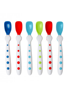 NUK, First Essentials, Rest Easy Spoons, 6+ Months, 6 Spoons