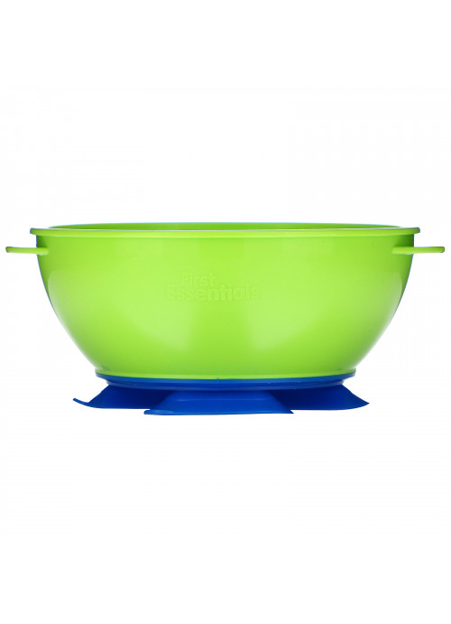NUK, First Essentials, Tri-Suction Bowls, 6+ Months, 2 Bowls & 1 Lid