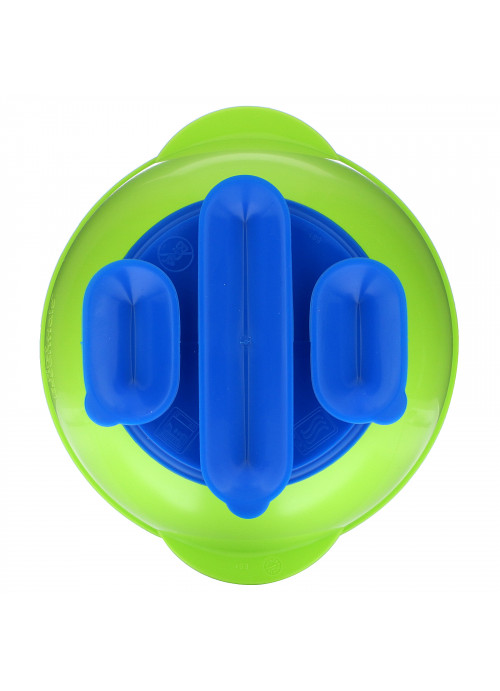 NUK, First Essentials, Tri-Suction Bowls, 6+ Months, 2 Bowls & 1 Lid