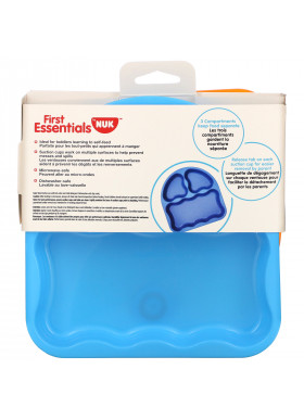 NUK, First Essentials, Tri-Suction Plates, 6+ Months, 2 Plates
