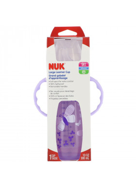 NUK, Large Learner Cup, 9+ Months, Girl, 1 Cup, 10 oz (300 ml)