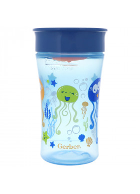 NUK, Magic 360, Magical Spoutless Cup, 12+ Months, Boy, 1 Cup, 10 oz (300 ml)