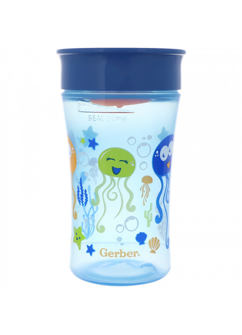 NUK, Magic 360, Magical Spoutless Cup, 12+ Months, Boy, 1 Cup, 10 oz (300 ml)