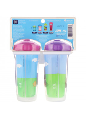 Playtex Baby, Sipsters, Peppa Pig, 12+ Months, 2 Cups, 9 oz (266 ml) Each