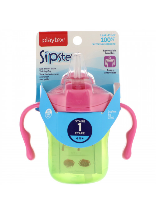 Playtex Baby, Sipsters, Training Cup, 4+ Months, 1 Cup, 6 oz (177 ml)