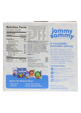 Plum Organics, Jammy Sammy, Blueberries & Oatmeal, 5 Bars, 1.02 oz (29 g) Each