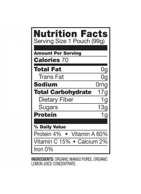 Plum Organics, Organic Baby Food, Stage 1, Just Mangos, 3.5 oz (99 g)