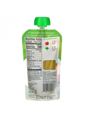 Plum Organics, Organic Baby Food, Stage 2, Apple & Broccoli, 4 oz (113 g)