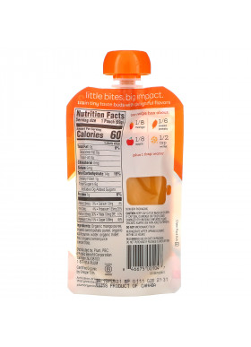 Plum Organics, Organic Baby Food, Stage 2, Mango, Sweet Potato Apple & Millet, 3.5 oz (99 g)