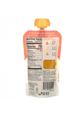 Plum Organics, Organic Baby Food, Stage 2, Peach, Banana & Apricot, 4 oz (113 g)