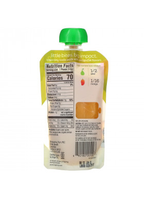 Plum Organics, Organic Baby Food, Stage 2, Pear & Mango, 4 oz (113 g)