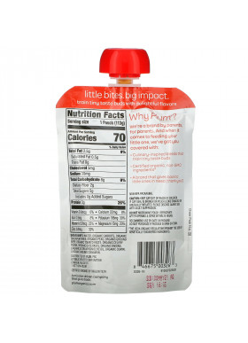 Plum Organics, Organic Baby Food, Stage 3, Carrot, Chickpea, Pea, Beef & Tomato with Celery, Date & Onion, 4 oz (113 g)
