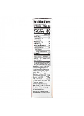 Plum Organics, Tots, Organic Teensy Soft Fruits Snacks, Peach, 12+ Months, 5 Packs, .35 oz (10 g) Each