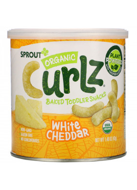 Sprout Organic, Curlz, White Cheddar, 1.48 oz (42 g)