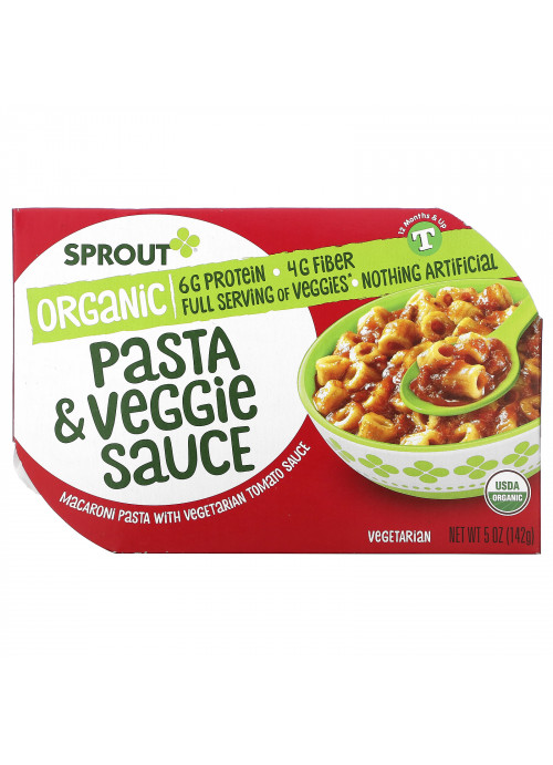 Sprout Organic, Pasta & Veggie Sauce, 12 Months & Up, 5 oz ( 142 g)