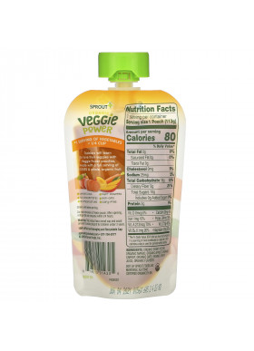 Sprout Organic, Veggie Power, Sweet Potato with Mango, Apricot & Carrot, 4 oz (113 g)