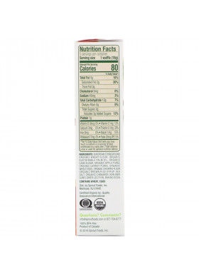 Sprout Organic, Wafflez, Apple Carrot Cinnamon, 5 Packets, 0.63 oz (18 g)