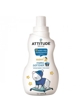 ATTITUDE, Little Ones, Fabric Softener, Night, Soothing Chamomile, 40 Loads, 33.8 fl oz (1 l)