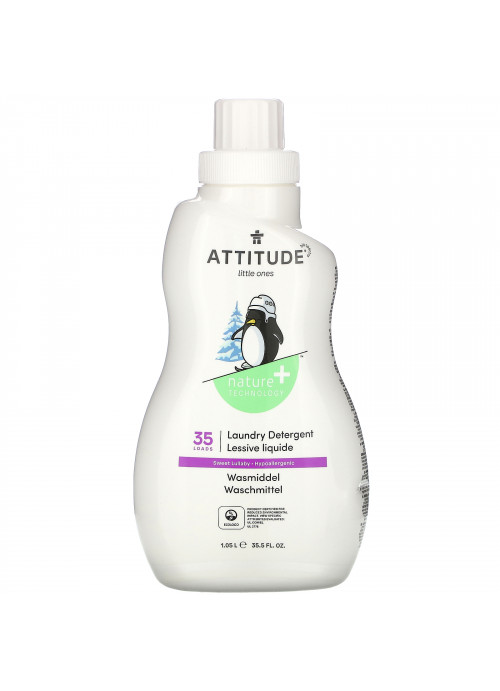 ATTITUDE, Little Ones, Laundry Detergent, Sweet Lullaby, 35.5 fl oz (1.05 l)