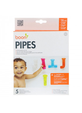 Boon, Pipes, Building Bath Toy Set, 12+ Months, 5 Bath Toys