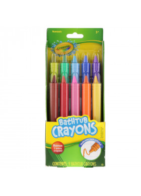 Crayola, Crayola, Bathtub Crayons, 3 & Up, 9 Crayons, + 1 Bonus Crayon