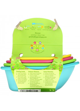 Green Sprouts, Sprout Ware Floating Boats,  6+ Months, Multicolor, 4 Count