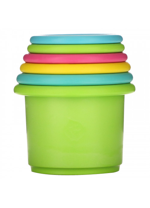 Green Sprouts, Sprout Ware Stacking Cups,  6+ Months, Multicolor, 6 Cups