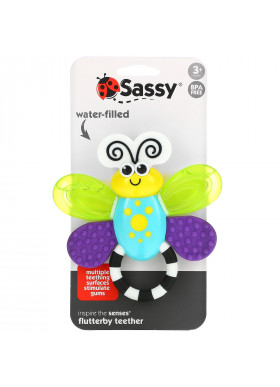 Sassy, Inspire The Senses, Flutterby Teether, 3 + Months, 1 Count