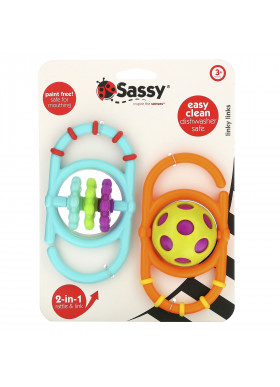 Sassy, Inspire The Senses, Linky Links, 3+ Months, 2 Piece Set